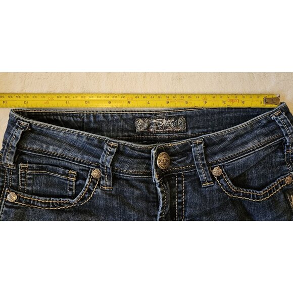 Silver Jeans Womens | 27 Blue Aiko Bootcut Stretch Flare Western - Picture 12 of 16